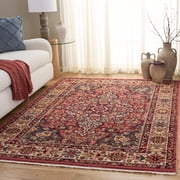Safavieh Kashan Pema Oriental Area Rug, Red/Ivory, 3'3" x 3'3" Square
