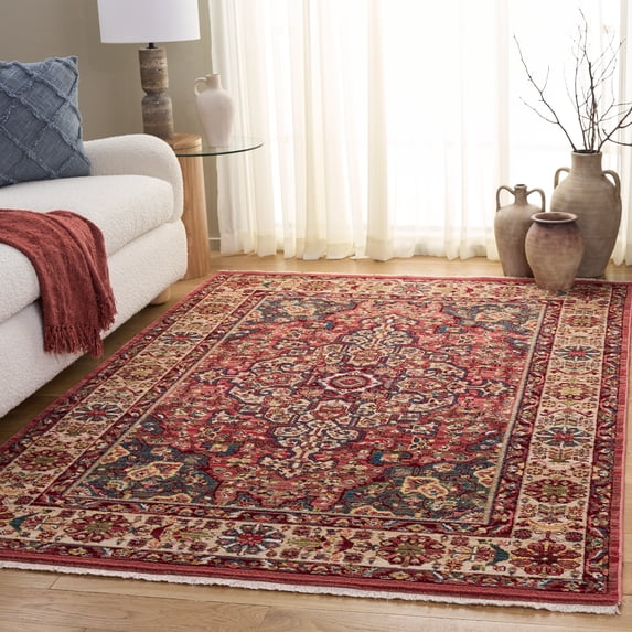 Safavieh Kashan Pema Oriental Area Rug, Red/Ivory, 3'3" x 4'10"