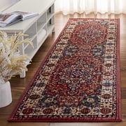 Safavieh Kashan Pema Oriental Runner Rug, Red/Ivory, 2'6" x 8'