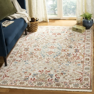 SAFAVIEH Kashan Twyla Traditional Area Rug, Ivory, 3'3" x 4'10"