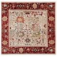thumbnail image 1 of SAFAVIEH Kashan Vaska Oriental Area Rug, Ivory/Red, 6'7" x 6'7" Square, 1 of 8