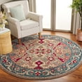 thumbnail image 1 of Safavieh Kashan Vincent Oriental Area Rug, Taupe/Blue, 6'7" x 6'7" Round, 1 of 11