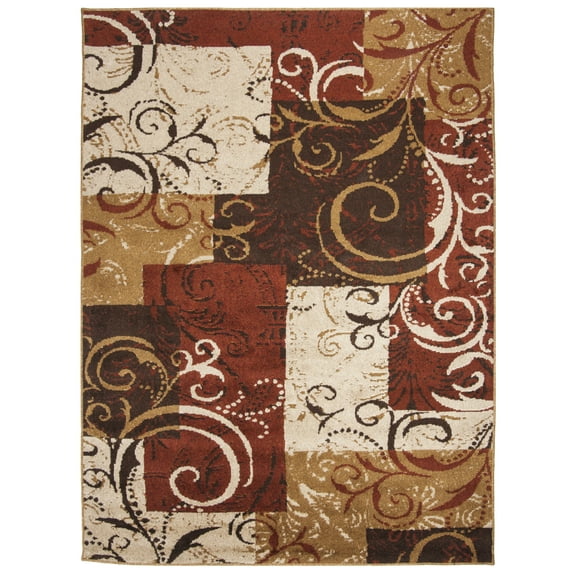 SAFAVIEH Kashmir Collection KAS113A Camel / Multi Rug