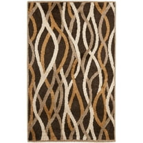 SAFAVIEH Kashmir Collection KAS117A Brown / Multi Rug