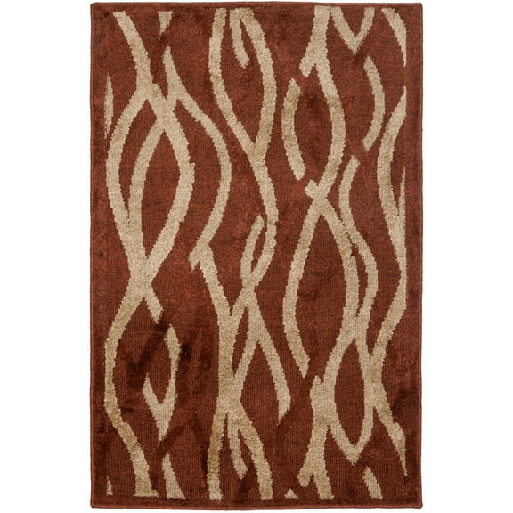 SAFAVIEH Kashmir Collection KAS117B Rust / Ivory Rug