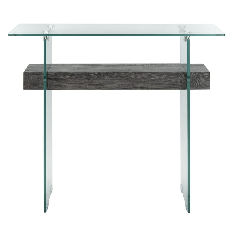 Walmart glass outlet console table