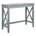 thumbnail image 1 of SAFAVIEH Kaytee Solid X Side Writing Desk, Distressed Grey, 1 of 12