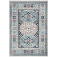 thumbnail image 1 of SAFAVIEH Kazak Jennine Geometric Area Rug, Grey/Blue, 8' x 10', 1 of 4