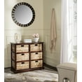 thumbnail image 1 of SAFAVIEH Keenan Nautical 6 Wicker Basket Storage Chest, Cherry, 1 of 5