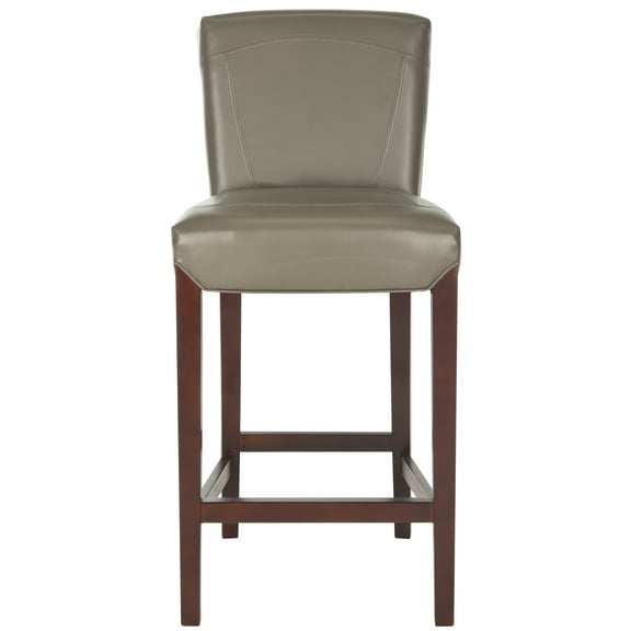 SAFAVIEH Ken Square Mid Back Bar Stool, Clay