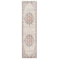 thumbnail image 1 of SAFAVIEH Kenitra Flowers Oriental Polyester Runner Rug, Grey/Blue, 2'2" x 8', 1 of 7