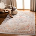 thumbnail image 1 of SAFAVIEH Kenitra Georgiana Distressed Polyester Area Rug, Grey/Light Blue, 5' x 8', 1 of 2