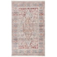 thumbnail image 1 of SAFAVIEH Kenitra Jarrod Floral Bordered Polyester Area Rug, Grey/Blue, 3' x 5', 1 of 4