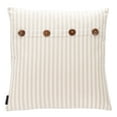 thumbnail image 1 of SAFAVIEH Kensing Striped Throw Pillow, 18" x 18", Beige/White, 1 of 3
