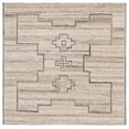 thumbnail image 1 of SAFAVIEH Kenya Alphonse Geometric Area Rug, Brown/Beige, 6' x 6' Square, 1 of 11
