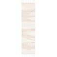 thumbnail image 1 of SAFAVIEH Kenya Annabelle Solid Wool Runner Rug, Ivory/Beige, 2'3" x 8', 1 of 7