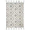 thumbnail image 1 of SAFAVIEH Kenya Arline Geometric Wool Area Rug, Teal/Ivory, 4' x 6', 1 of 5