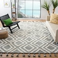 thumbnail image 1 of SAFAVIEH Kenya Arline Geometric Wool Area Rug, Teal/Ivory, 8' x 10', 1 of 5