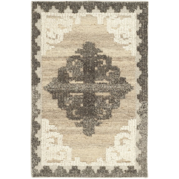 SAFAVIEH Kenya Atanas Braided Geometric Area Rug, Brown/Charcoal, 2' x 3'