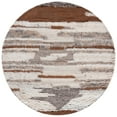thumbnail image 1 of SAFAVIEH Kenya Bijar Camouflage Area Rug, Grey/Brown, 6' x 6' Round, 1 of 6