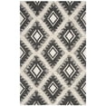 thumbnail image 1 of SAFAVIEH Kenya Brandt Geometric Diamonds Area Rug, Black/Ivory, 8' x 10', 1 of 4