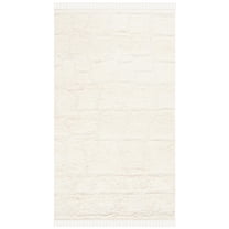 SAFAVIEH Kenya Chanelle Distressed Area Rug, Ivory, 8' x 10'