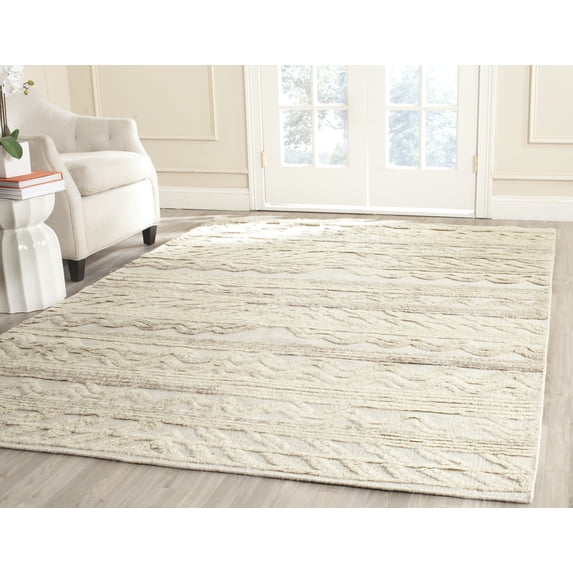 Safavieh Kenya Galena Solid Area Rug, Ivory, 5' x 8'