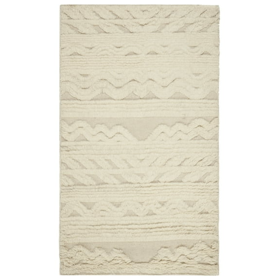 SAFAVIEH Kenya Collection KNY816A Hand-knotted Ivory Rug