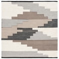 thumbnail image 1 of SAFAVIEH Kenya Comhgham Geometric Area Rug, Black/Ivory, 8' x 8' Square, 1 of 12