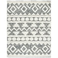 thumbnail image 1 of SAFAVIEH Kenya Dacre Southwestern Wool Area Rug, Ivory/Black, 9' x 12', 1 of 8