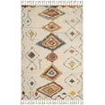 thumbnail image 1 of SAFAVIEH Kenya Dilara Braided Abstract Fringe Area Rug, Ivory/Multi, 9' x 12', 1 of 3
