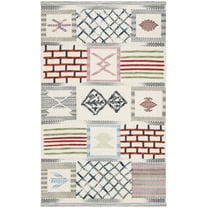 SAFAVIEH Kenya Gabriel Abstract Area Rug, Ivory/Multi, 8' x 10'