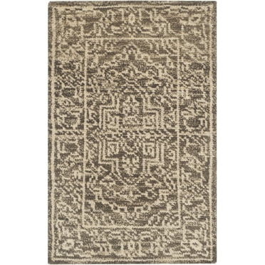 SAFAVIEH Kenya Gracelyn Traditional Area Rug, Brown/Beige, 2' x 3'