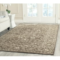 SAFAVIEH Kenya Gracelyn Traditional Area Rug, Brown/Beige, 6' x 9'