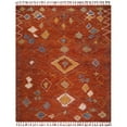 thumbnail image 1 of SAFAVIEH Kenya Jerrie Braided Abstract Fringe Area Rug, Red/Multi, 8' x 10', 1 of 4