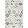 thumbnail image 1 of SAFAVIEH Kenya June Diamond Wool Area Rug, Gray/Ivory, 3' x 5', 1 of 7