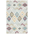 thumbnail image 1 of SAFAVIEH Kenya June Diamond Wool Area Rug, Gray/Ivory, 4' x 6', 1 of 7