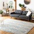 thumbnail image 1 of Safavieh Kenya Lilly Diamond Wool Area Rug, Light Blue/Ivory, 9' x 12', 1 of 12
