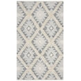 thumbnail image 1 of SAFAVIEH Kenya Kensington Geometric Area Rug, Silver/Ivory, 6' x 9', 1 of 5