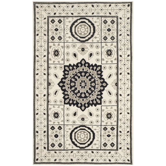 SAFAVIEH Kenya KNY625A Hand-knotted Ivory / Grey Rug