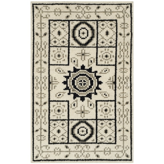 SAFAVIEH Kenya KNY625A Hand-knotted Ivory / Grey Rug