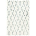 thumbnail image 1 of SAFAVIEH Kenya London Geometric Area Rug, Ivory/Blue, 6' x 9', 1 of 12
