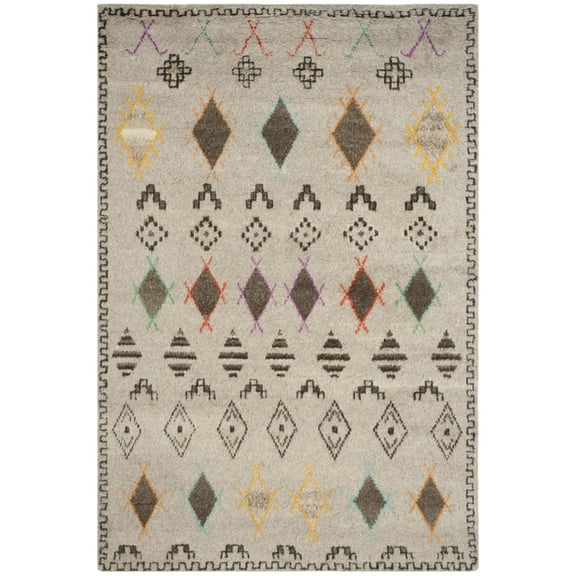 SAFAVIEH Kenya KNY812A Hand-knotted Natural / Multi Rug