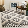 thumbnail image 1 of SAFAVIEH Kenya KNY910H Hand-knotted Black / Ivory Rug, 1 of 6