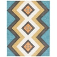 thumbnail image 1 of SAFAVIEH Kenya Kerstin Diamond Area Rug, Black/Ivory, 9' x 12', 1 of 12