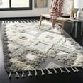 thumbnail image 1 of SAFAVIEH Kenya Lena Abstract Geometric Area Rug, Grey/Ivory, 8' x 10', 1 of 7