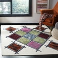 thumbnail image 1 of SAFAVIEH Kenya Lesleigh Colorful Geometric Area Rug, Ivory/Multi, 6' x 9', 1 of 7
