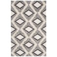 thumbnail image 1 of SAFAVIEH Kenya Lucius Abstract Geometric Area Rug, Black/Ivory, 6' x 9', 1 of 4