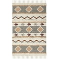 thumbnail image 1 of SAFAVIEH Kenya Lynette Southwestern Area Rug, Ivory/Black/Orange, 3' x 5', 1 of 9