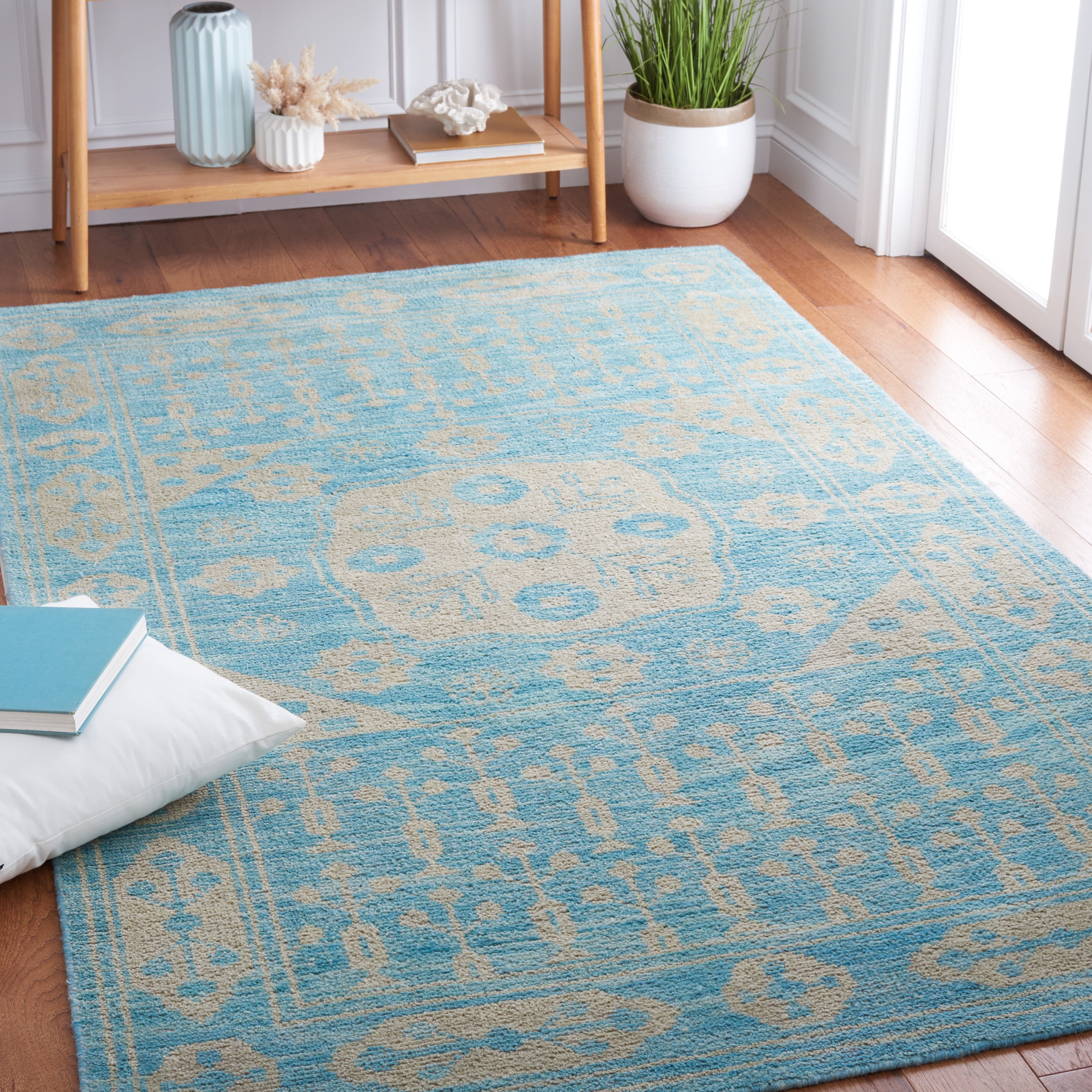 Safavieh Kenya Magdalena Geometric Area Rug, Blue, 3' x 5'